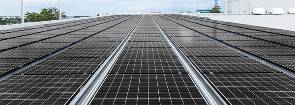 telhado solar para empresas